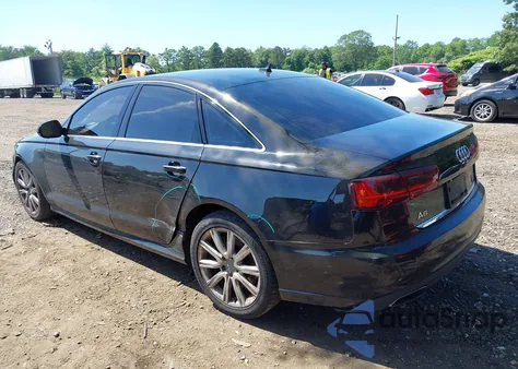 2016 Audi A6 2.0T Premium Plus из США, поврежденный, VIN WAUGFAFC9GN063774